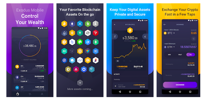 exodus wallet android)