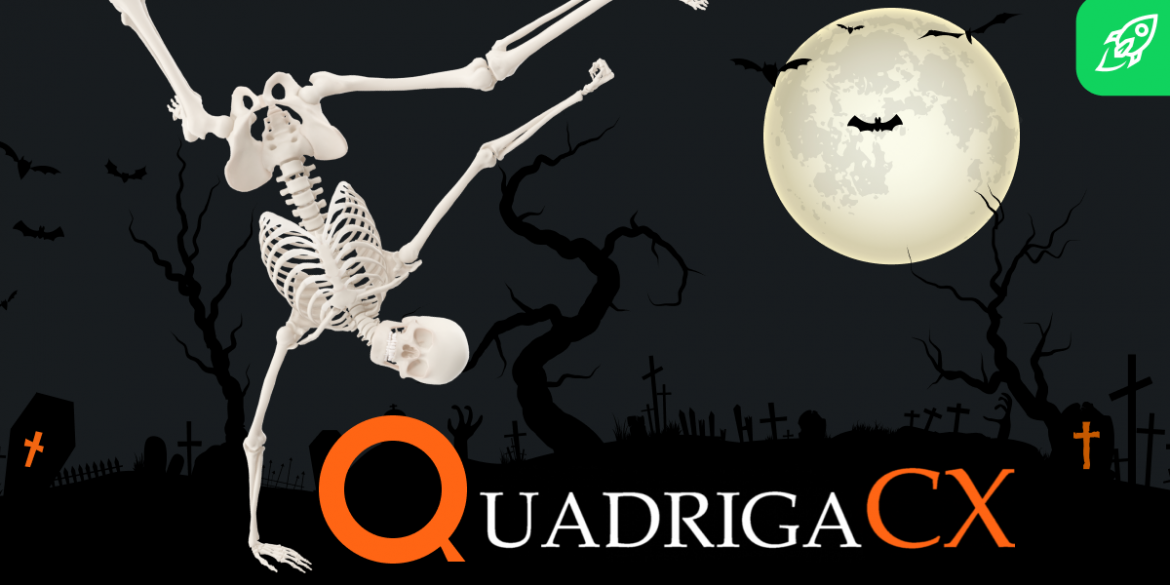 QuadrigaCX halloween cover of article about CEO and scam