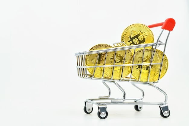 Bitcoin in a cart
