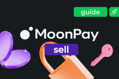 How to sell crypto with moonpay - guide cover image
