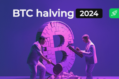 Bitcoin halving article header image