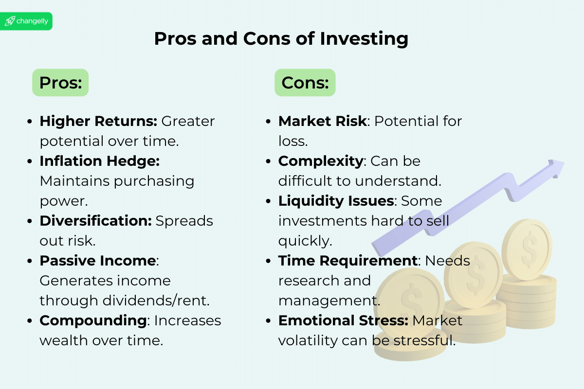 investing pros and cons list