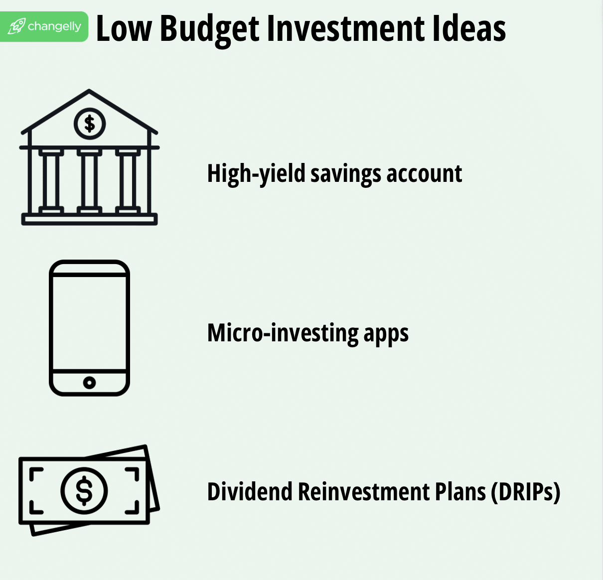 Low budget investment ideas