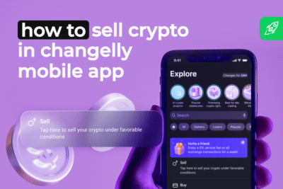 How to sell crypto in Changelly app article header image