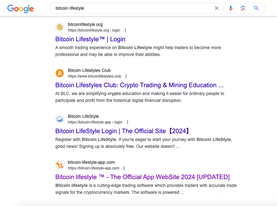 bitcoin lifestyle search results