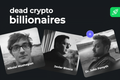 "Why are crypto billionaires dying?" article header image