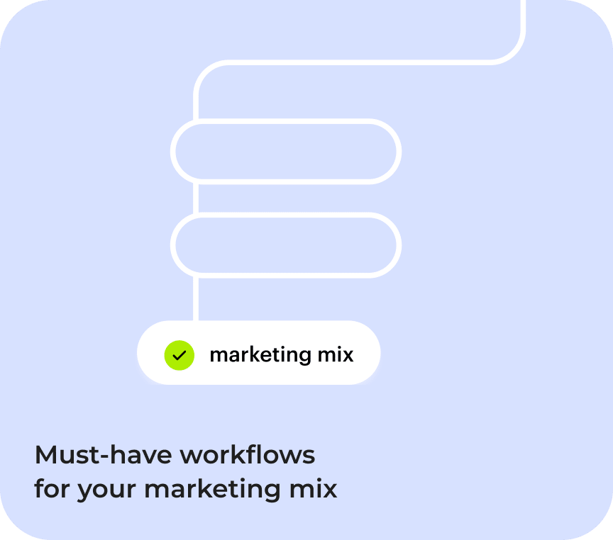 must-have workflows for your marketing mix