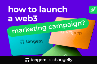 Changelly x Tangem Web3 marketing campaign article header image