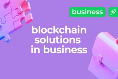 Web3 companies and blockchain solutions in business article header image