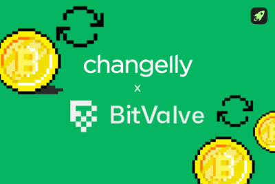 Changelly x BitValve partnership announcement - article cover image