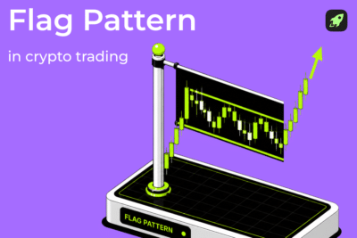 flag pattern in crypto trading article cover image